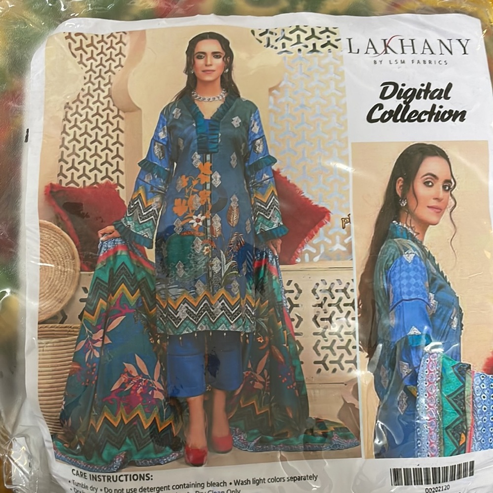 Pakistani Lakhany digital collection 3 piece